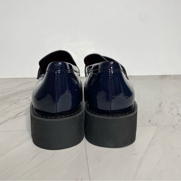 Sarto Franco Sarto Balinna Blue Patent Platform Loafer 7M - Picture 3 of 15